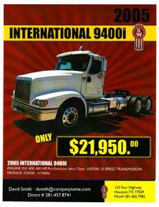 Sales Flyer