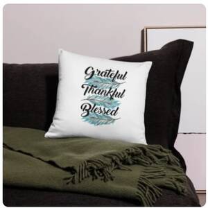Teal Feathers Grateful